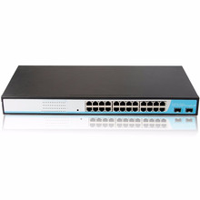 AC220V Rack-Einbau 10/100 / 1000Mbps Gigabit TP SFP 24 Port Switch